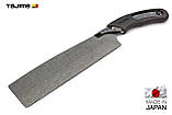 Ножівка ручна по дереву TAJIMA (Японія) PREMIUM Japan Pull 265 міцна ручка 265 мм, фото 5
