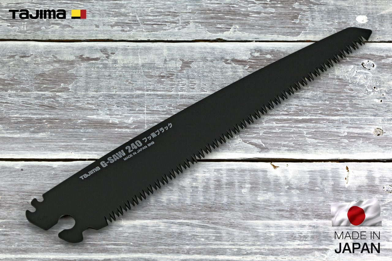Змінне полотно TAJIMA (Японія) G-SAW для садових пилок з фторопластовим покриттям 0,9 мм 240 мм 9 TPI, фото 1