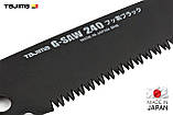 Змінне полотно TAJIMA (Японія) G-SAW для садових пилок з фторопластовим покриттям 0,9 мм 240 мм 9 TPI, фото 4