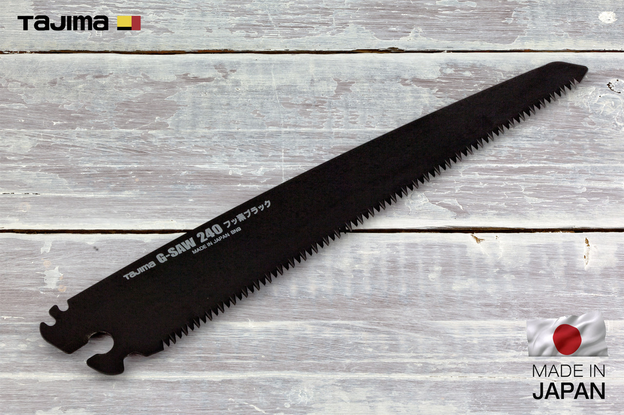 Змінне полотно TAJIMA (Японія) G-SAW для садових пилок з фторопластовим покриттям 0,7 мм 240 мм 9 TPI, фото 1