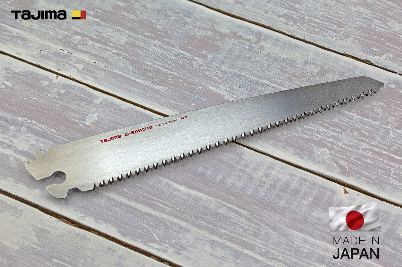 Змінне полотно TAJIMA (Японія) G-SAW для садових пилок 0,7 мм 210 мм 9 TPI, фото 1