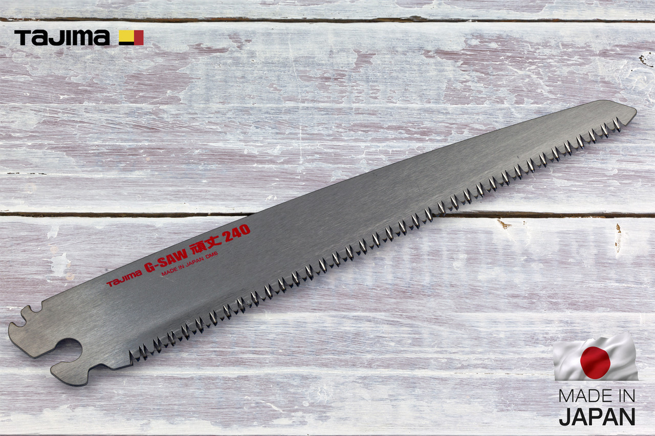 Ножівка змінне лезо 240 мм TAJIMA (Японія) G-SAW для садових пилок 1,2 мм 9 TPI, фото 1