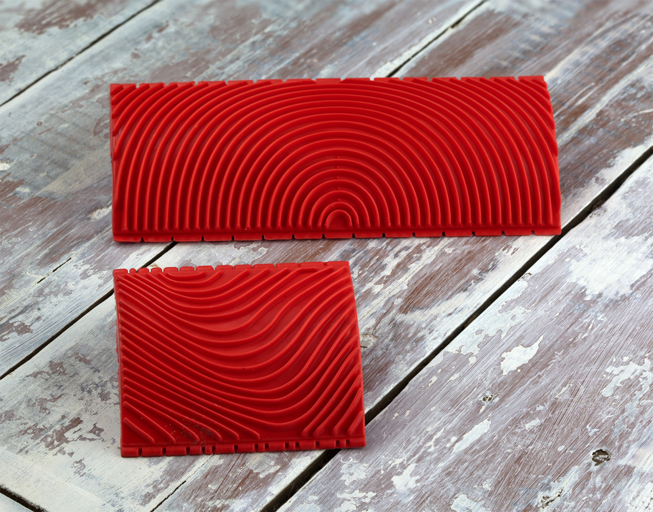 Набір фактурних шпателів для імітації поверхні під дерево, фото 1