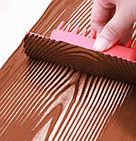 Набір фактурних шпателів для імітації поверхні під дерево, фото 4