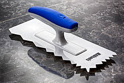 Терка пластикова зубчаста для декору «BAMBOO» 240х100 мм