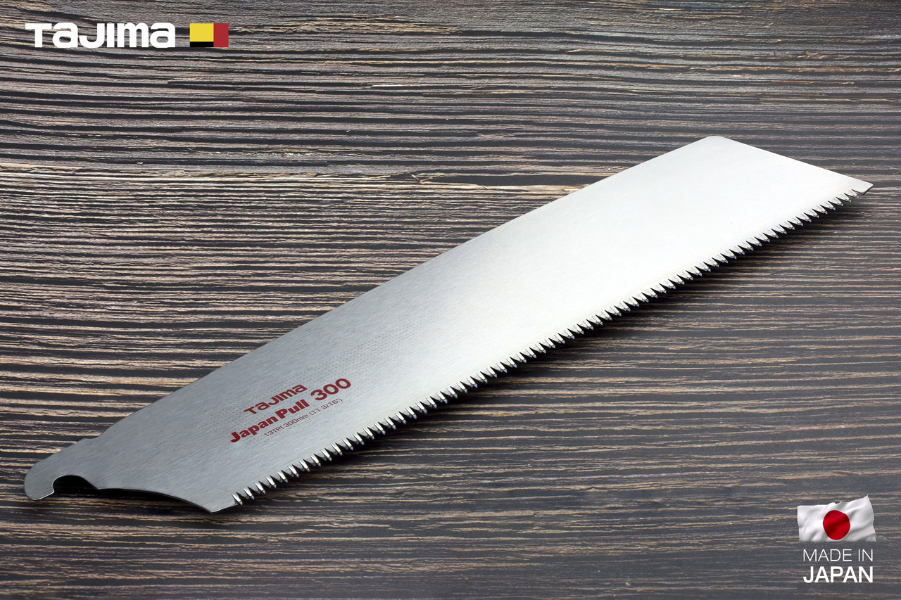 Ножівка змінне лезо 300 мм TAJIMA (Японія) Japan Pull GNB300 0,7 мм 13 TPI, фото 1