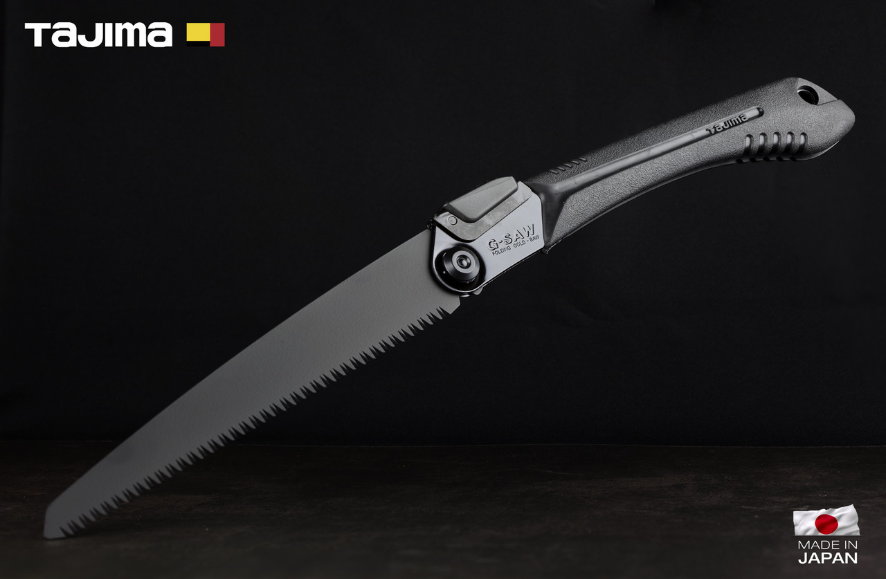Ножівка по дереву TAJIMA (Японія) 240 мм G-SAW складана з фторопластовим покриттям 9 TPI, фото 1