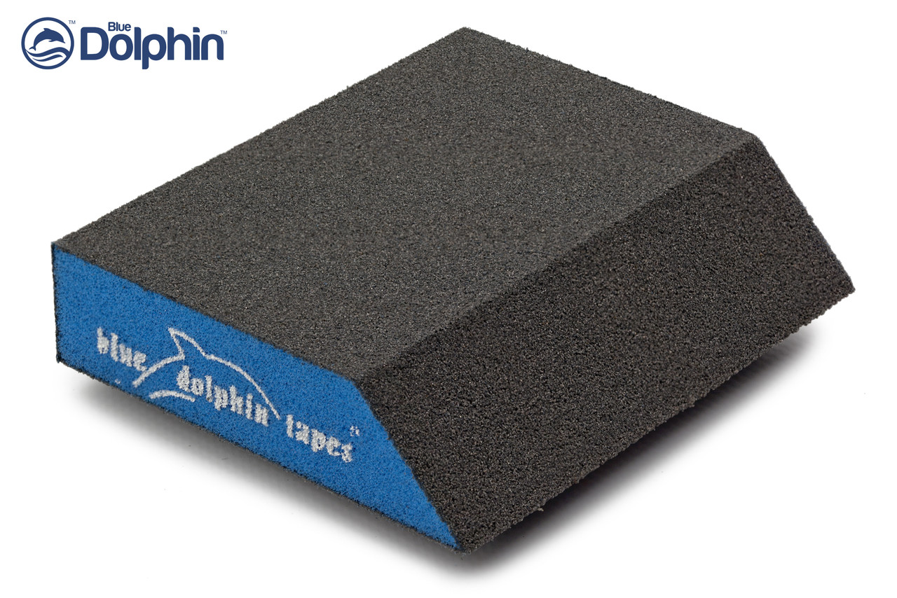 Шліфувальний брусок Blue Dolphin P120 110 х 65 х 25 мм, фото 1