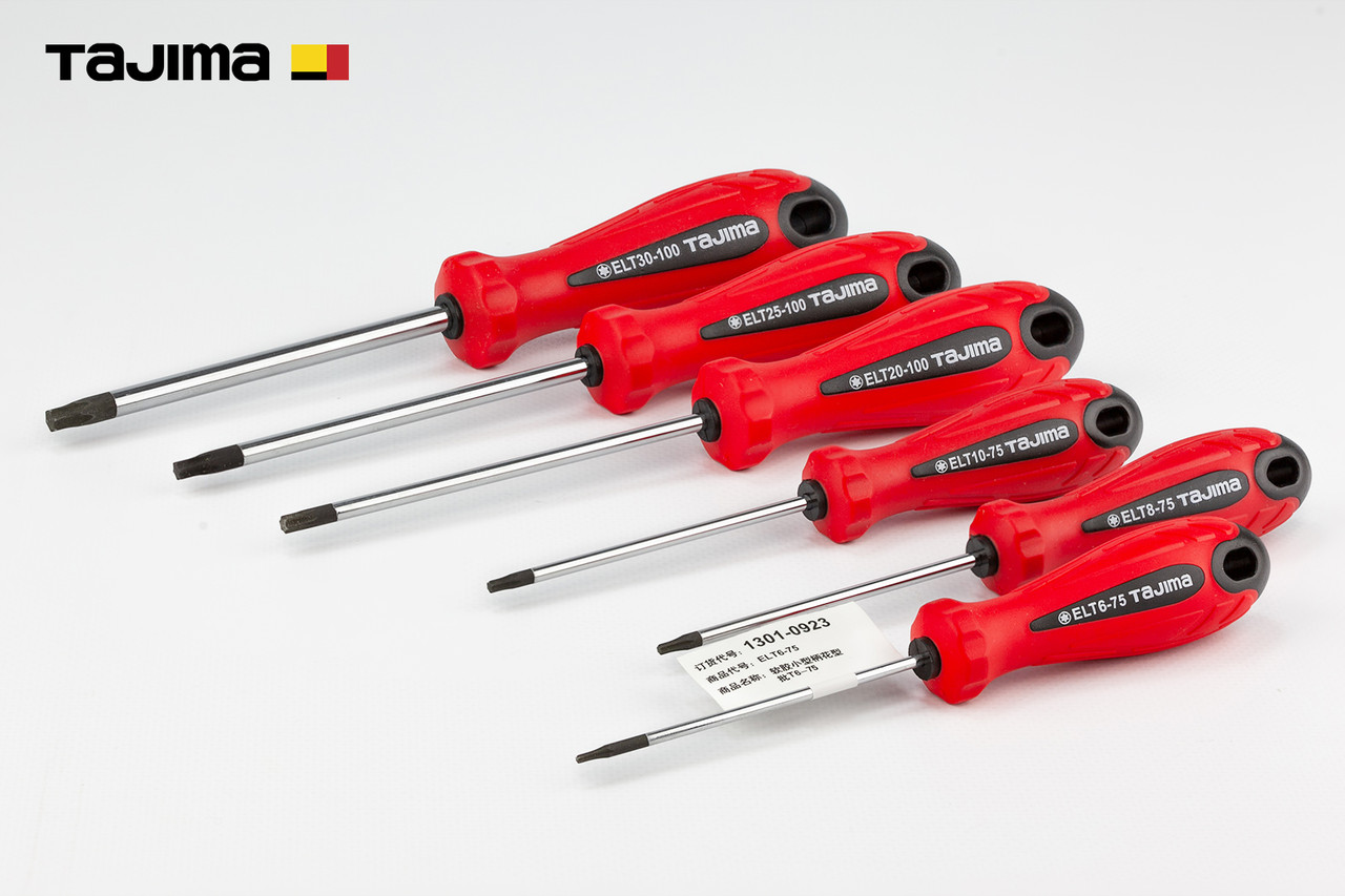 Набір викруток TORX TAJIMA (Японія) магнітні 6 штук, фото 1