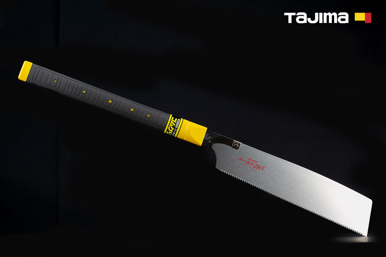 Ножівка ручна по дереву TAJIMA (Японія) Japan Pull GNG-265 еластомірна ручка 265 мм, фото 1