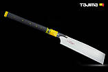 Ножівка ручна по дереву TAJIMA (Японія) Japan Pull GNG-265 еластомірна ручка 265 мм, фото 2
