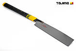 Ножівка ручна по дереву TAJIMA (Японія) Japan Pull GNG-265 еластомірна ручка 265 мм, фото 6