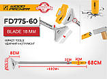 Скребок ударний для чищення поверхонь Woodpeker 680мм + 10 лез, фото 2