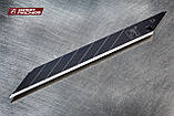 Леза для ножа 9 мм кут 30 ° Woodpecker чорні ультра гострі 10шт FD-B40A, фото 3
