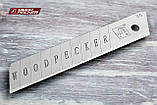 Леза для ножа 18мм Woodpecker сірі 50шт FD-01, фото 3