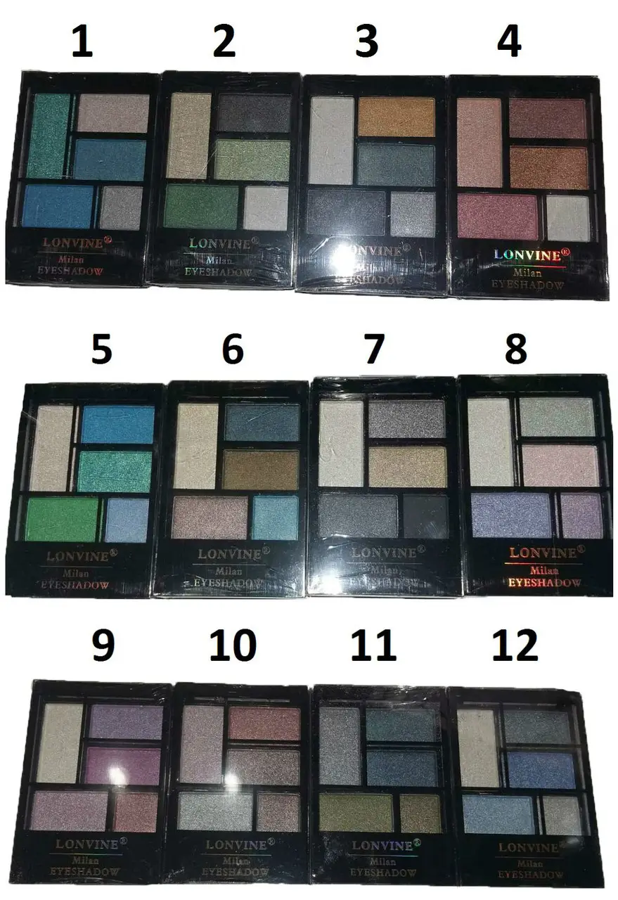 Тіні Lonvine Milan Eyeshadow УЦІНКА