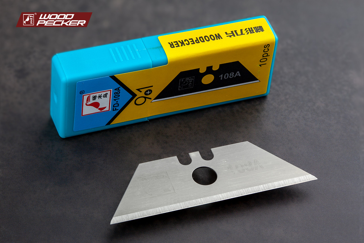 Леза трапеція Woodpeсker 10 шт. FD-108A, фото 1