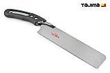 Ножівка ручна по дереву TAJIMA (Японія) PREMIUM Japan Pull міцна ручка 240 мм, фото 5