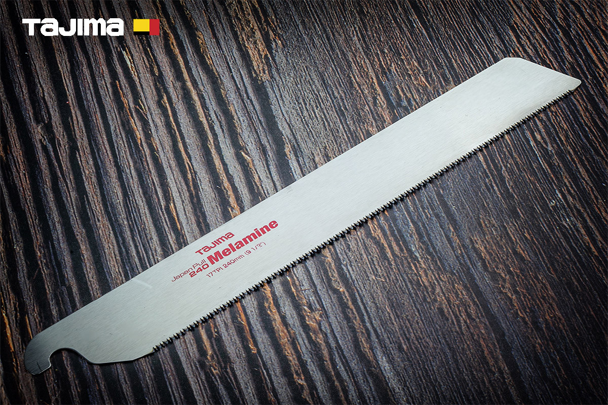 Ножівка змінне лезо 240 мм TAJIMA (Японія) Japan Pull 0,6 мм 17 TPI, фото 1