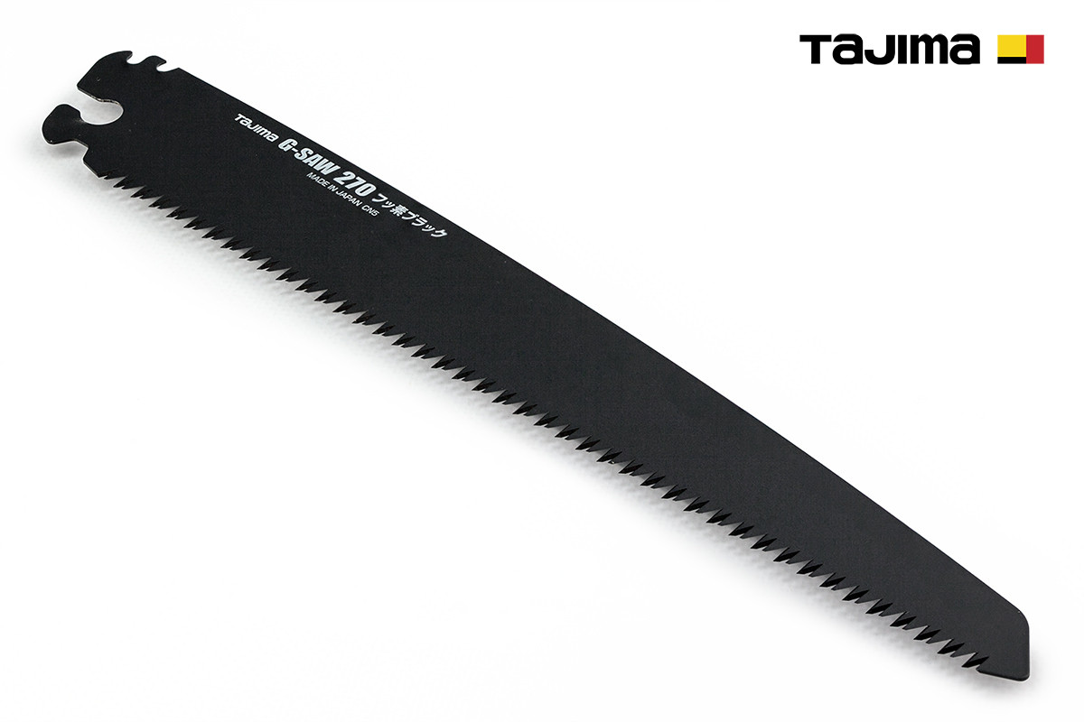 Ножівка змінне лезо 270 мм TAJIMA (Японія) G-SAW для садових пилок з фторопластовим покриттям 0,8 мм 9 TPI, фото 1
