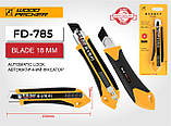 Ніж будівельний 18мм автофіксатор Woodpecker FD-785, фото 5
