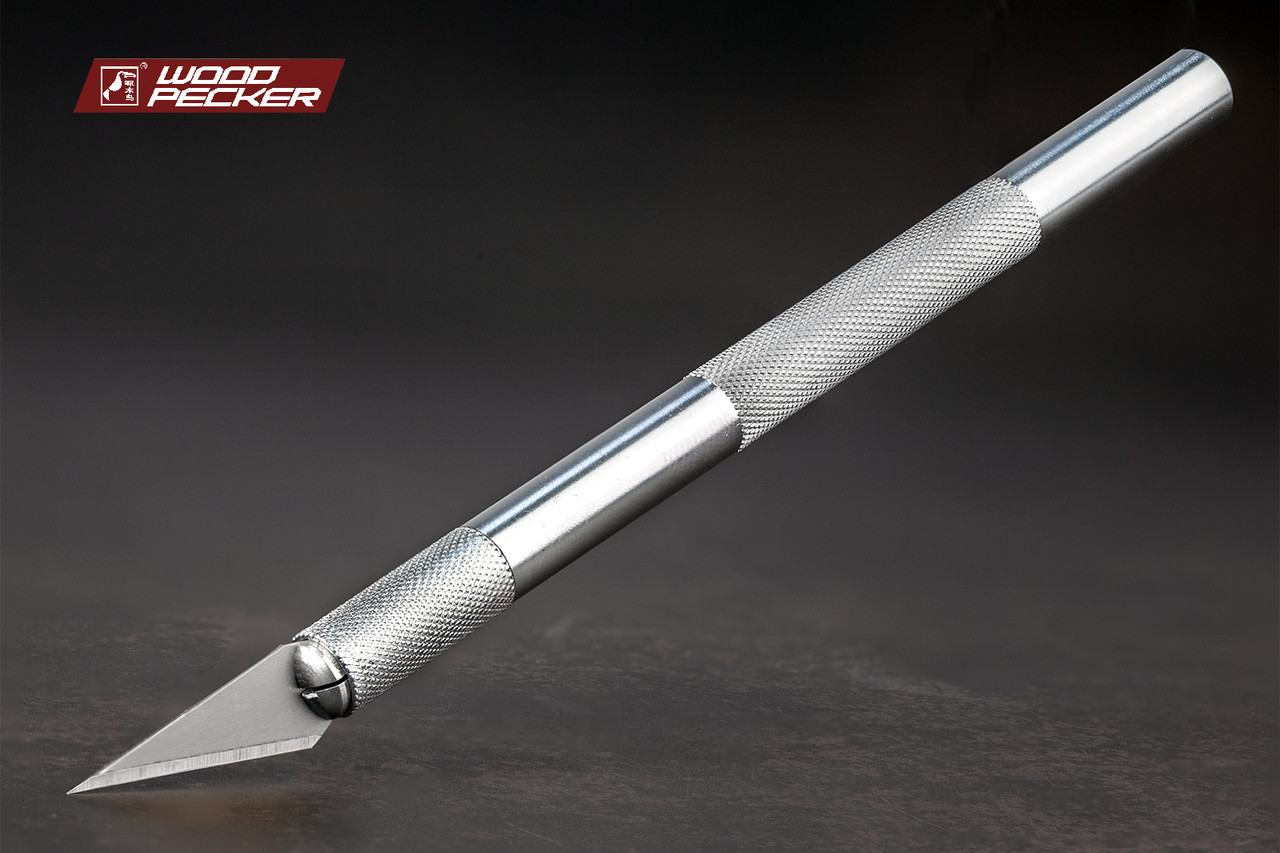 Ніж канцелярський скальпель Woodpecker FD-761, фото 1