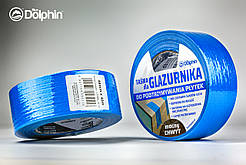 Армована стрічка для кріплення та фіксації плитки Blue Dolphin супер міцна 48мм х 40м