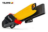 Ніж канцелярський 18 мм з кобурою TAJIMA (Японія) DC-L500YSFBL автоматичний фіксатор, фото 2