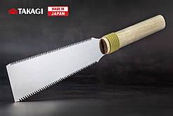 Пила ручна для дерева 180 мм TAKAGI (Японія) GISUKÉ Compact Ryoba двостороння 17/9 TPI