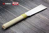 Пила ручна для дерева 180 мм TAKAGI (Японія) GISUKÉ Compact Ryoba двостороння 17/9 TPI, фото 4