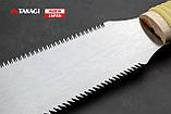Пила ручна для дерева 180 мм TAKAGI (Японія) GISUKÉ Compact Ryoba двостороння 17/9 TPI, фото 5