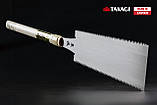 Пила ручна для дерева 270мм TAKAGI (Японія) Premium Ryoba двостороння 11/6-7 TPI, фото 3
