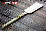 Пила ручна для дерева 270мм TAKAGI (Японія) Premium Ryoba двостороння 11/6-7 TPI, фото 7