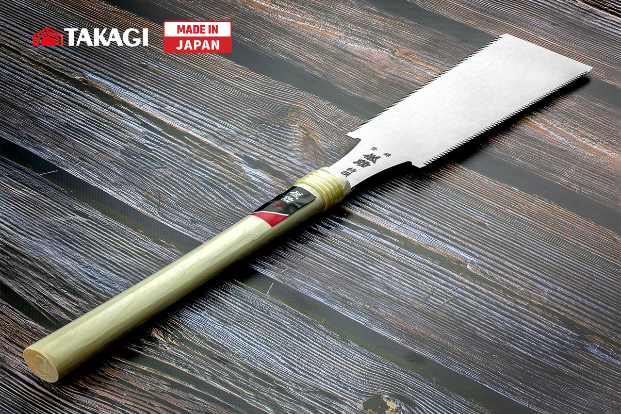 Пила ручна для дерева 240 мм TAKAGI (Японія) Shark Saw Ryoba двостороння 17/10 TPI, фото 1