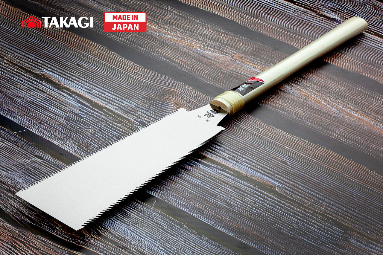 Пила ручна для дерева 240мм TAKAGI (Японія) GISUKÉ Ryoba двостороння 17/8-11 TPI, фото 1