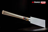 Пила ручна для дерева 240мм TAKAGI (Японія) GISUKÉ Ryoba двостороння 17/8-11 TPI, фото 5
