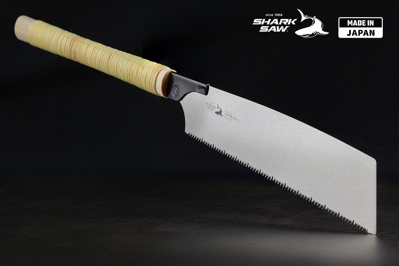 Пила ручна для дерева TAKAGI (Японія) SHARK SAW Kataba M - 12 TPI ротангова ручка 300 мм, фото 1