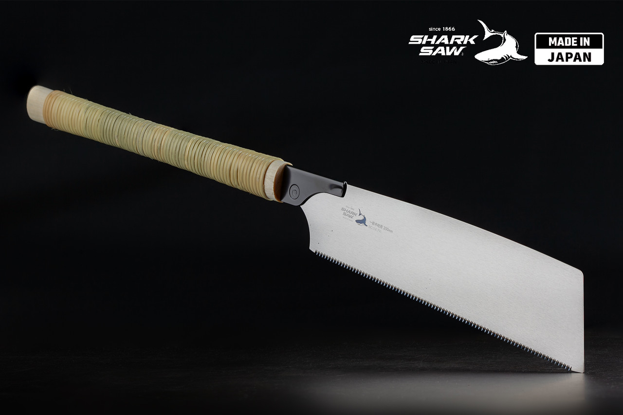 Пила ручна для дерева 250 мм TAKAGI (Японія) SHARK SAW Kataba - 19 TPI ротангова ручка, фото 1