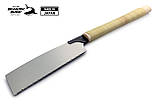 Пила ручна для дерева 265 мм TAKAGI (Японія) SHARK SAW Kataba M - 15 TPI ротангова ручка, фото 7