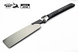 Складана ручна пила для дерева TAKAGI (Японія) SHARK SAW Kataba - 15 TPI 265 мм, фото 9