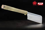 Пила японська по дереву 240мм Gyokucho Dozuki Razor Gold A обушкова тонка 17 TPI, фото 3