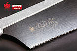Пила японська по дереву 240мм Gyokucho Dozuki Razor Gold A обушкова тонка 17 TPI, фото 7