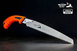Пила ручна садова 240мм TAKAGI (Японія) SHARK SAW з поясним чохлом 9 TPI, фото 4