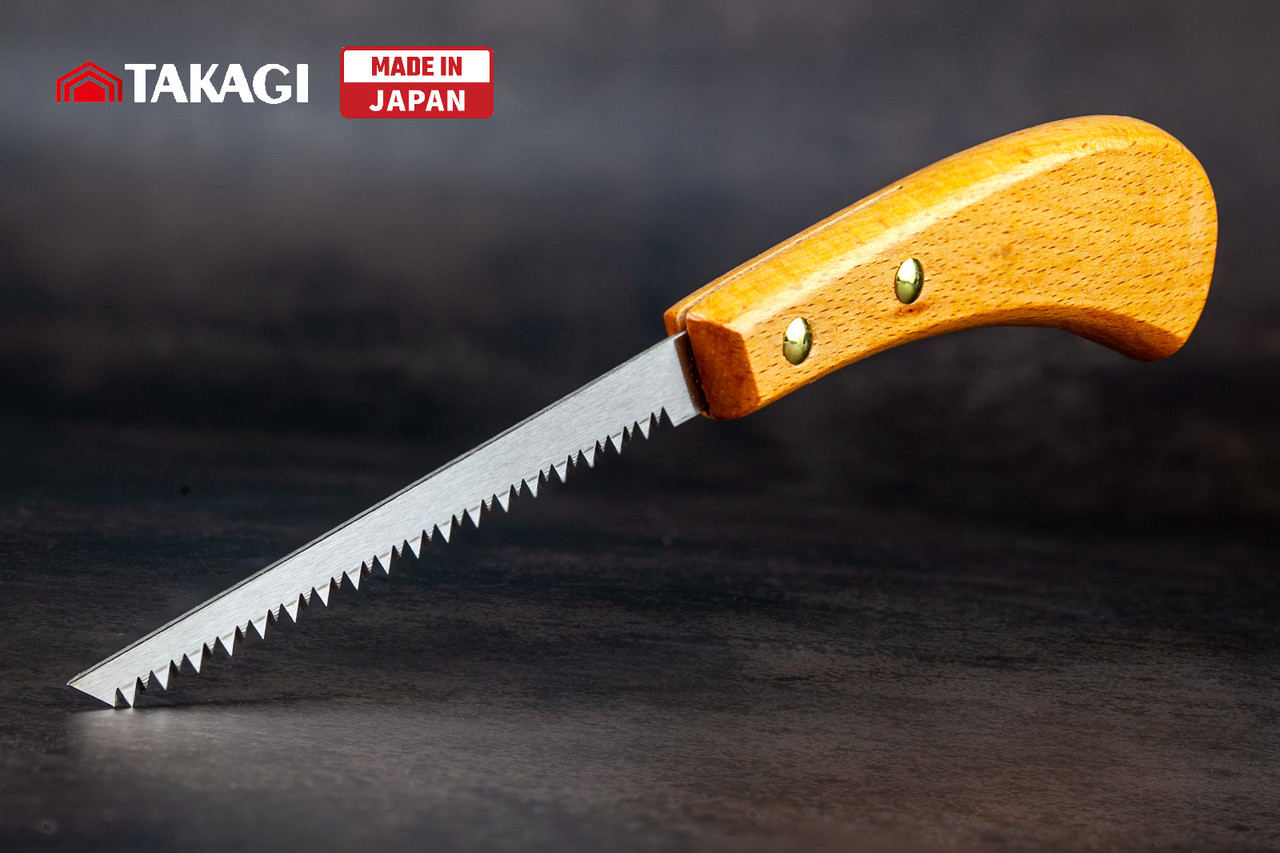 Пила ручна по дереву TAKAGI (Японія) викружна 9 TPI 120 мм, фото 1