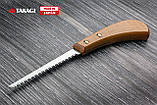 Пила ручна по дереву TAKAGI (Японія) викружна 9 TPI 120 мм, фото 2