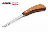 Пила ручна по дереву TAKAGI (Японія) викружна 9 TPI 120 мм, фото 6