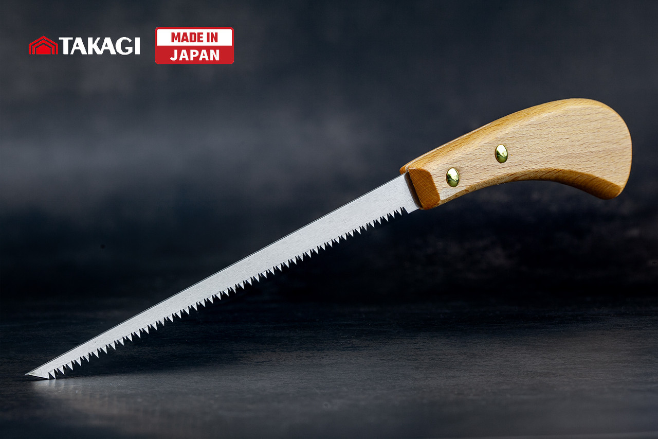 Пила ручна по дереву TAKAGI (Японія) Hikimawari викружна 15 TPI 180 мм, фото 1