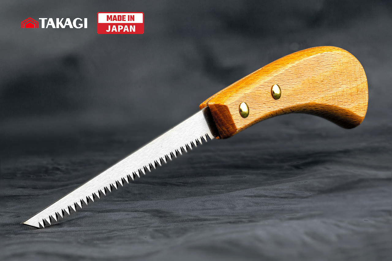 Пила ручна по дереву TAKAGI (Японія) Hikimawari викружна 15 TPI 120 мм, фото 1