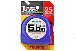 Рулетка будівельна 5м х 25мм TAJIMA (Японія) J LOCK J25-50, фото 5