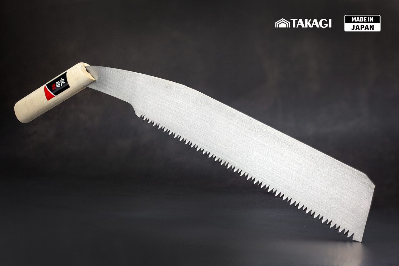 Пила ручна по дереву 330 мм TAKAGI (Японія) Timber Gisuké 5/9 TPI дерев'яна ручка, фото 1